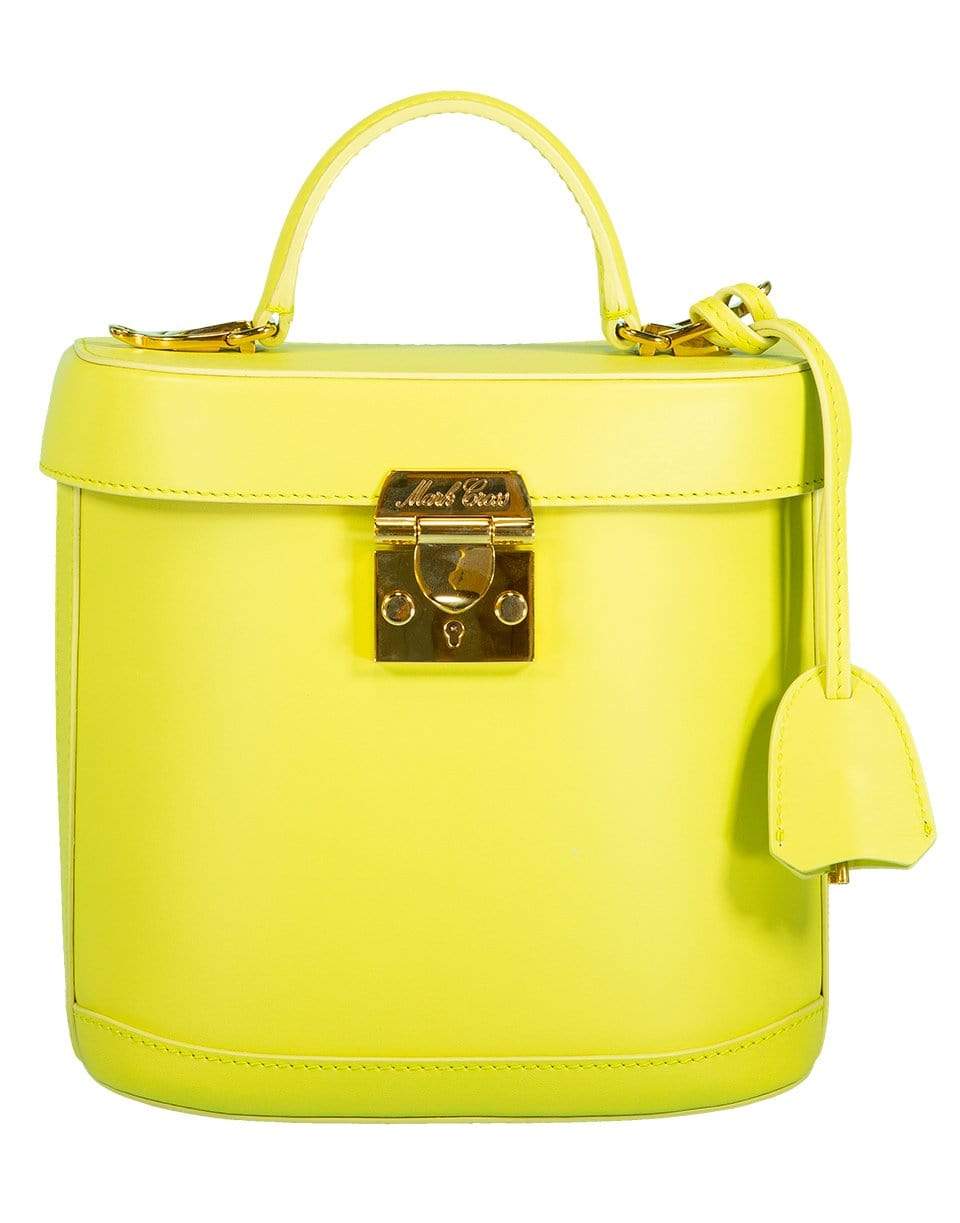 MARK CROSS-Benchley Top Handle Leather Bag-CITRON
