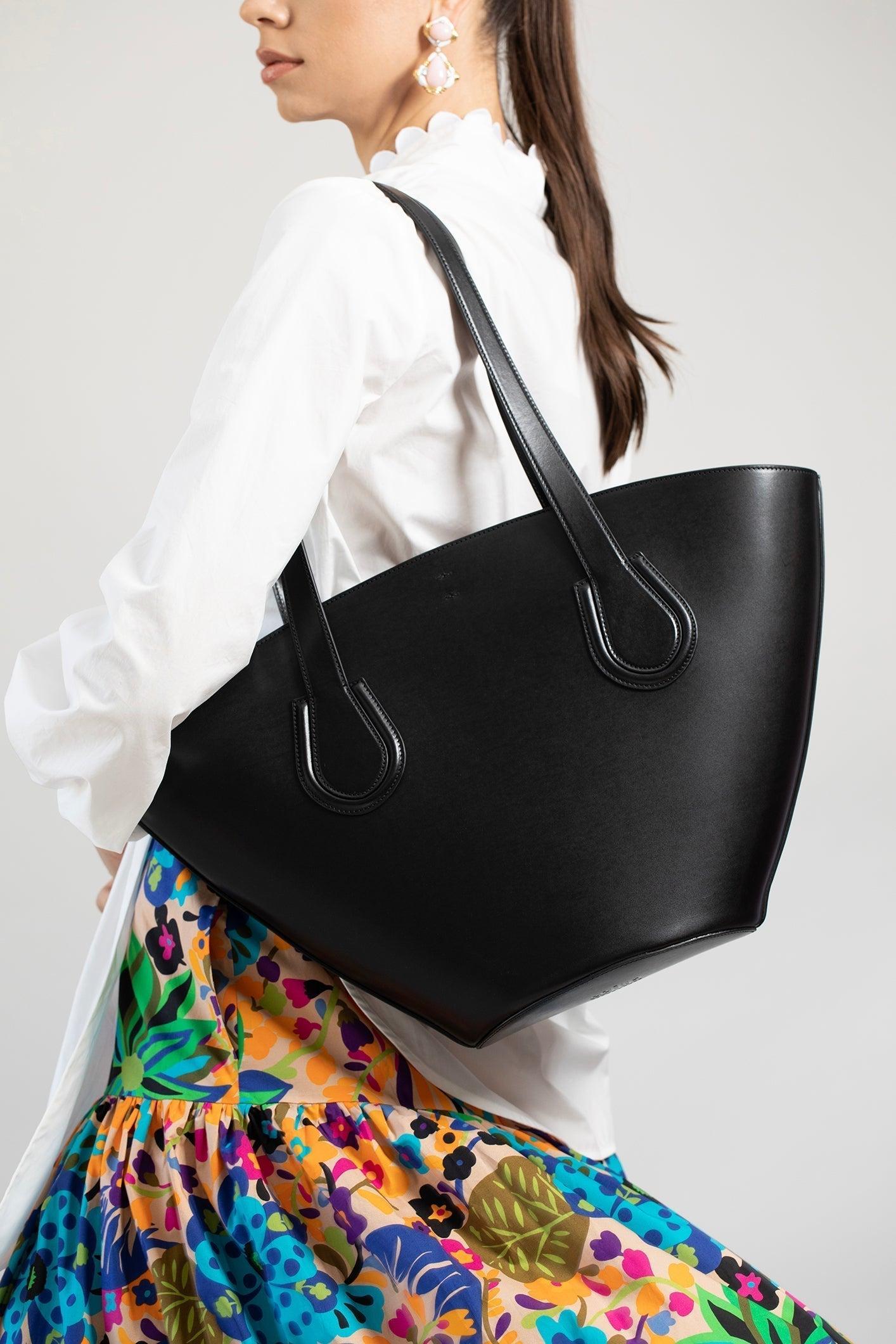 MARK CROSS-Arc Tote-BLACK