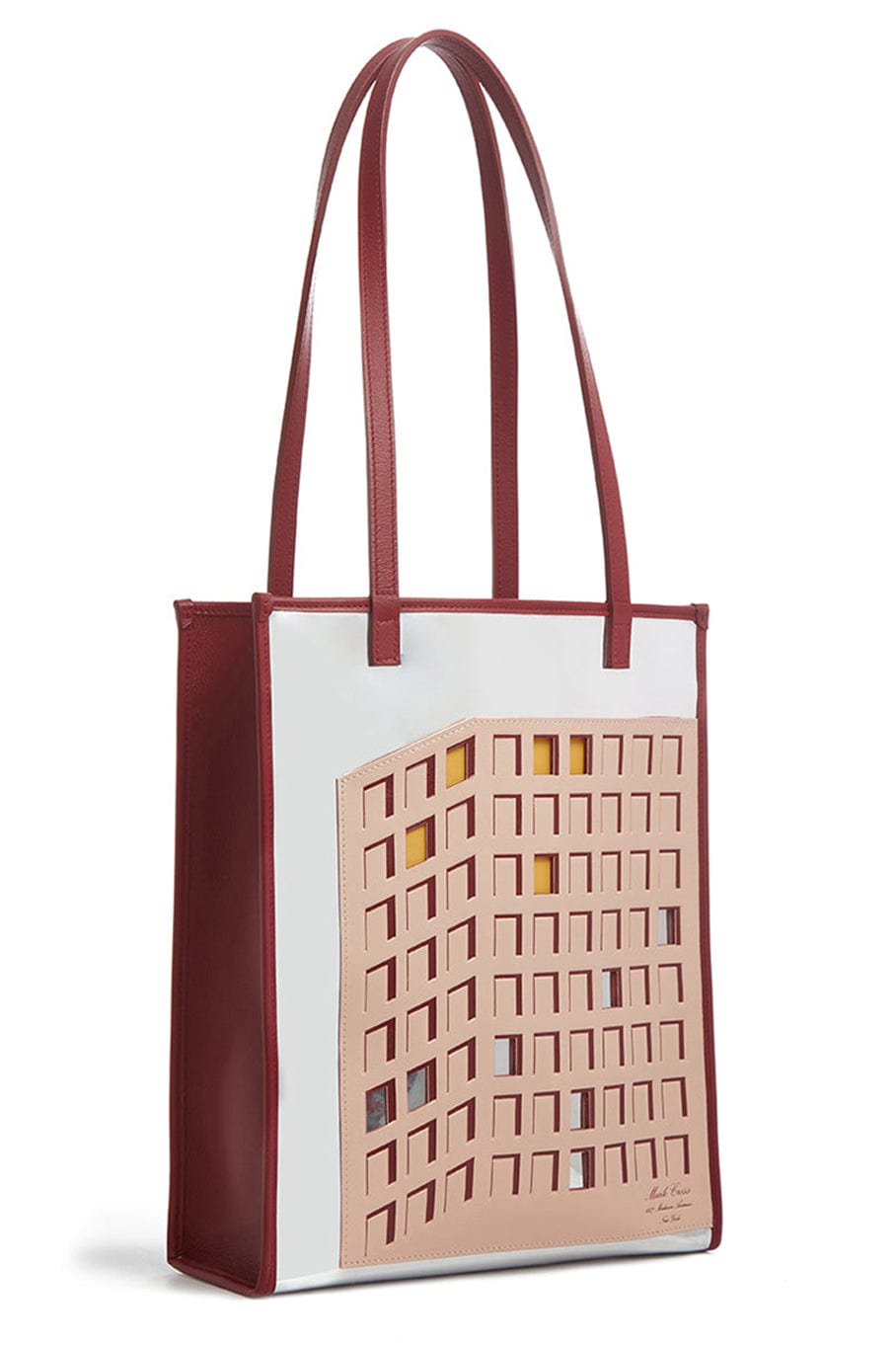 MARK CROSS-Building Tote - Mirror-MIRROR/BLACK