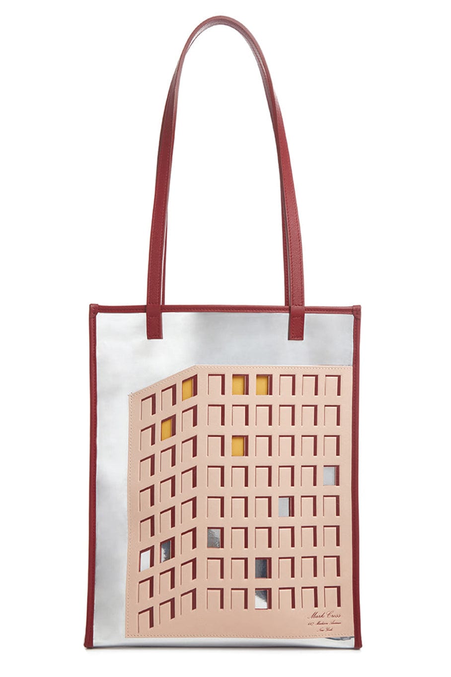 MARK CROSS-Building Tote - Mirror-MIRROR/BLACK