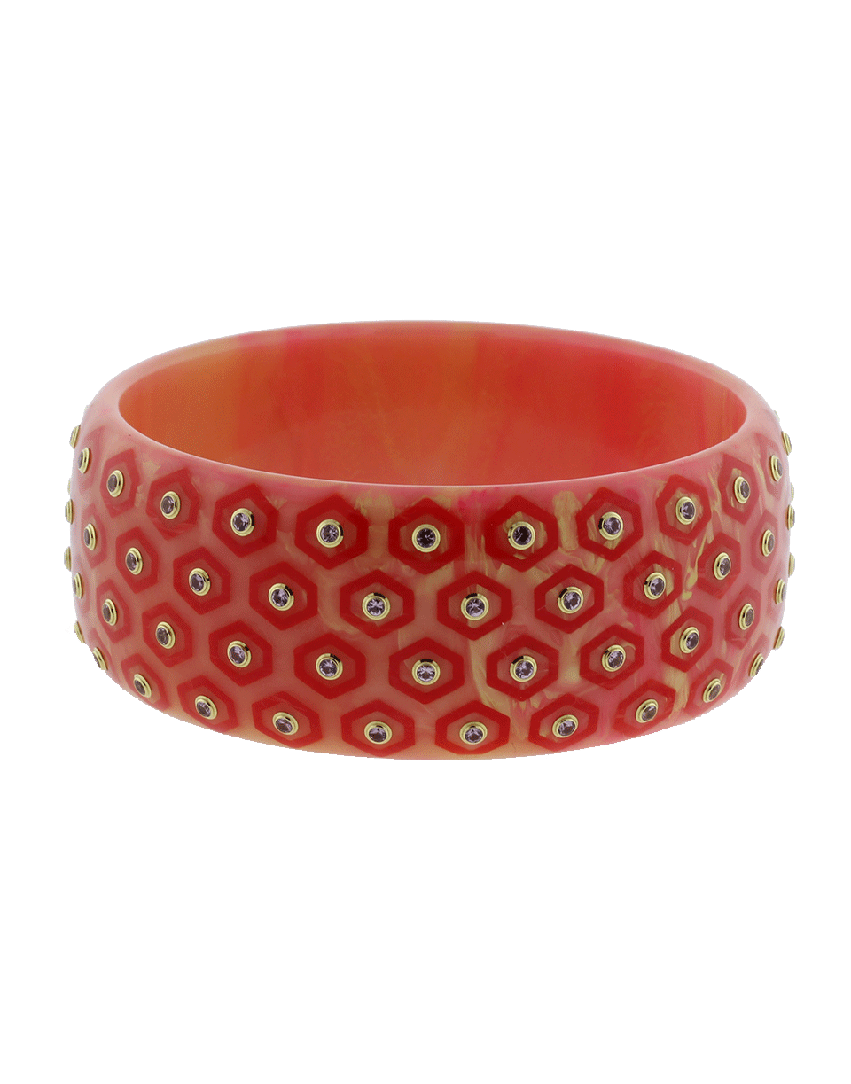 MARK DAVIS-Arabella Bakelite Bangle-YELLOW GOLD