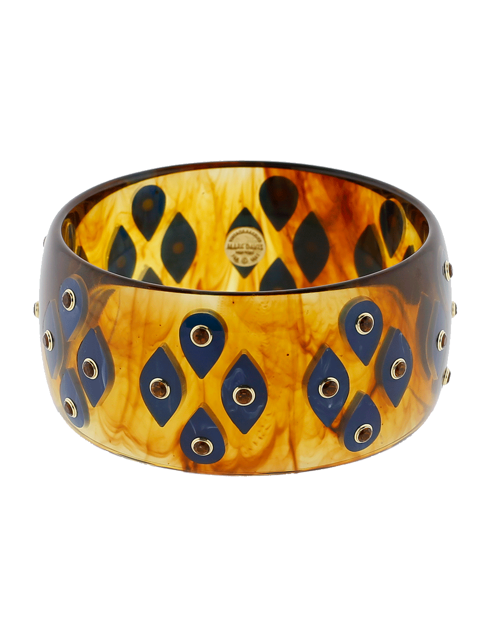 MARK DAVIS-Tortoise Bakelite Bangle-YELLOW GOLD