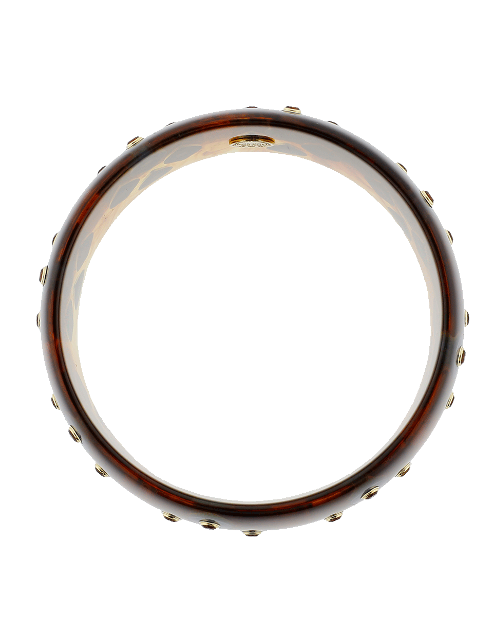 MARK DAVIS-Tortoise Bakelite Bangle-YELLOW GOLD