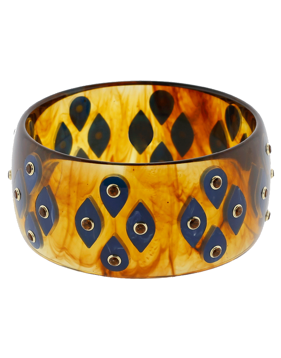 MARK DAVIS-Tortoise Bakelite Bangle-YELLOW GOLD