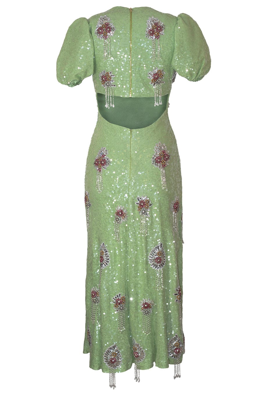MARKARIAN-Titian Crystal Embellished Sequin Cocktail Dress-