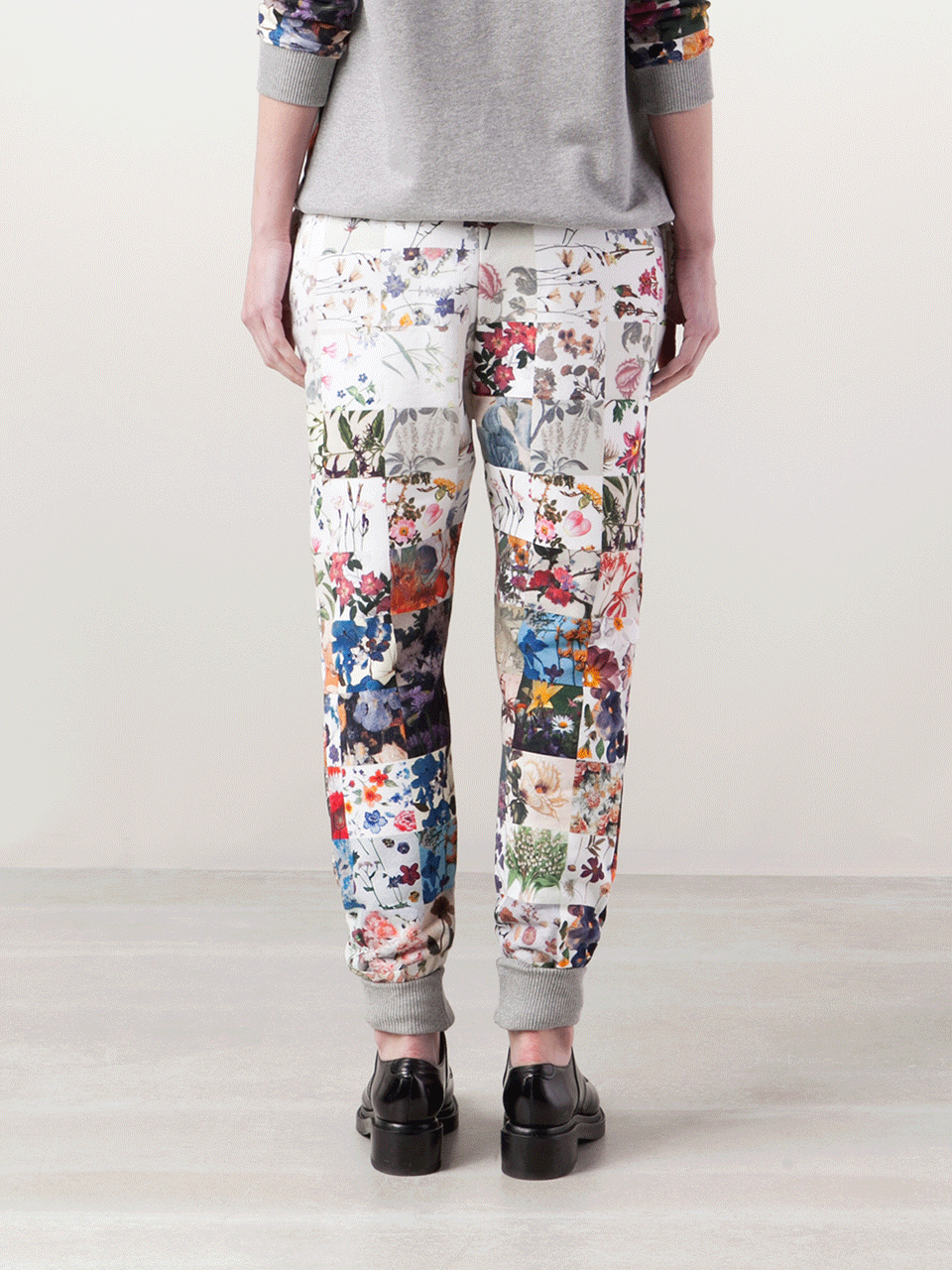 MARKUS LUPFER-Floral Patchwork Joggers-