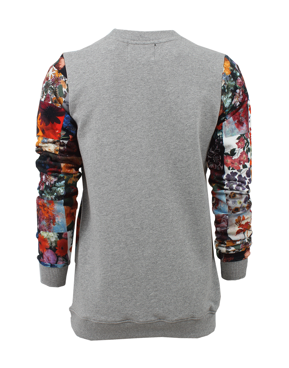 MARKUS LUPFER-Floral Patchwork Sweatshirt-