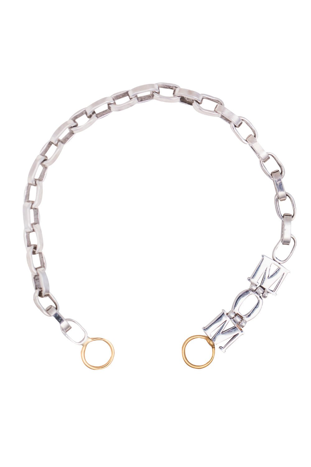 MARLA AARON-Biker Talking Chain Bracelet-SILVER