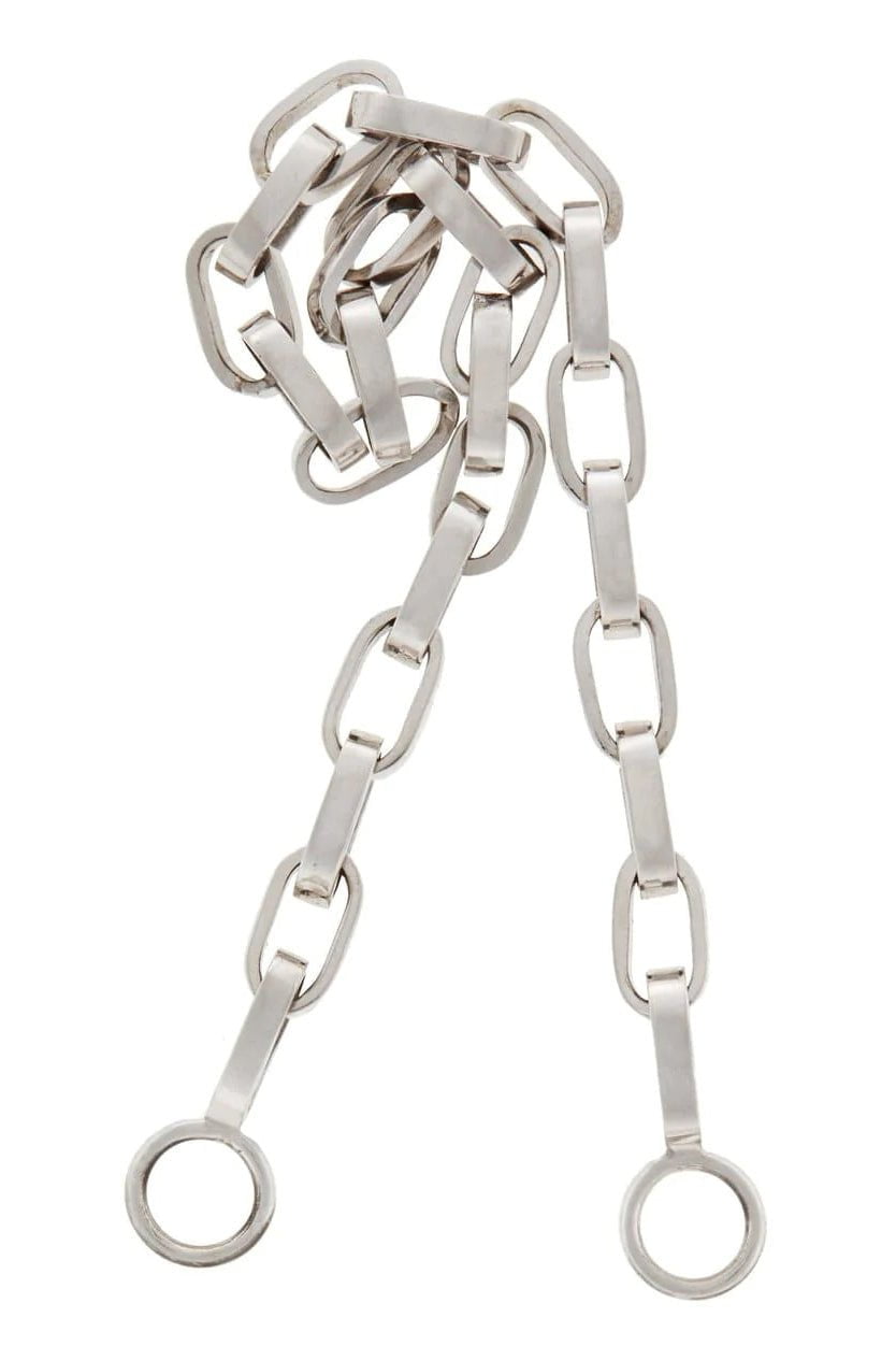 MARLA AARON-White Gold Handmade Biker Chain-WHITE GOLD