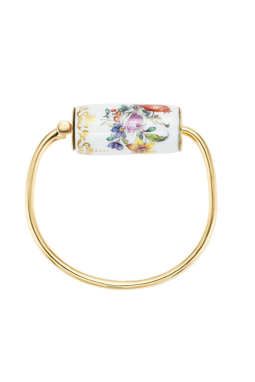 Nymphenburg Trundle Lock Bracelet-YELLOW GOLD-6.5-7-JEWELRYFINE JEWELBRACELET O-MARLA AARON