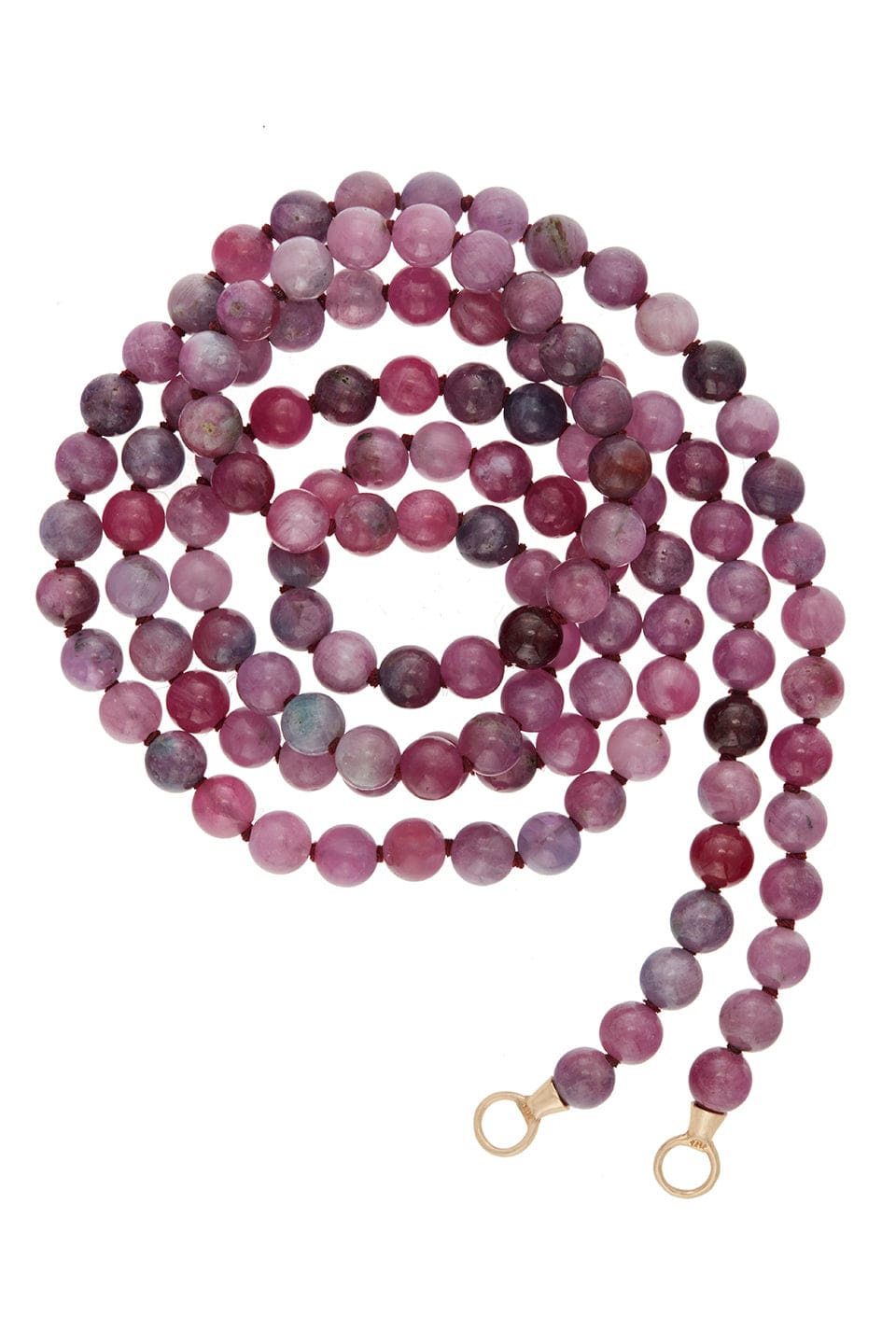 MARLA AARON-Greenland Ruby Strand Necklace-ROSE GOLD