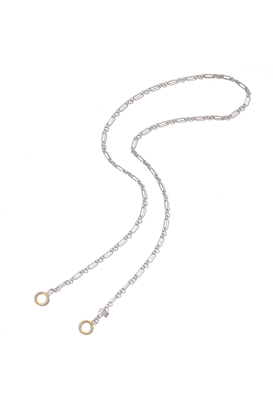 MARLA AARON-An Old World Chain Necklace - Silver-