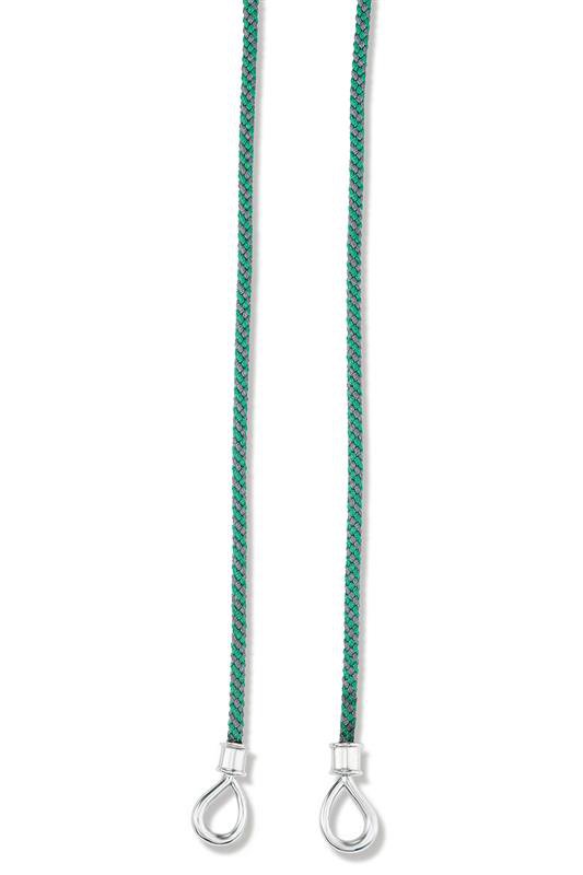 MARLA AARON-The String Project Necklace - Greenbean - Silver-SILVER