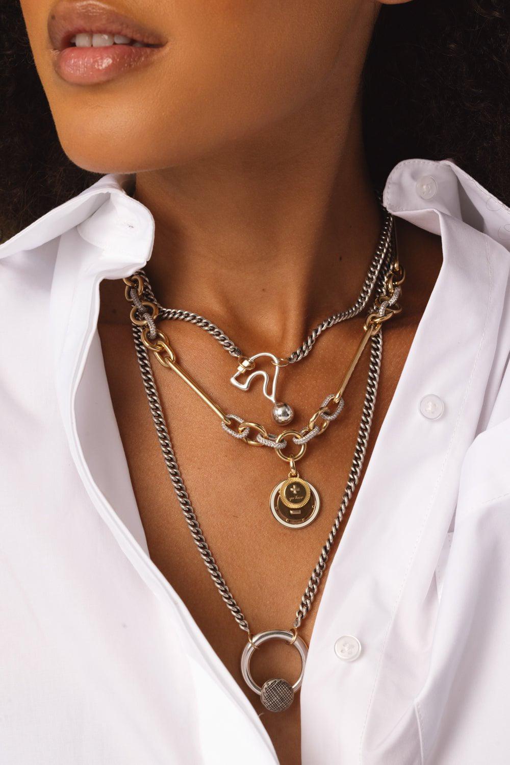 MARLA AARON-Heavy Curb Chain-SILVER
