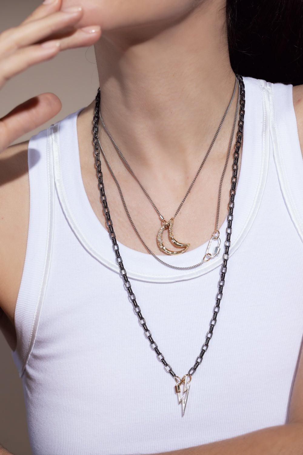 MARLA AARON-Biker Chain Necklace-SILVER