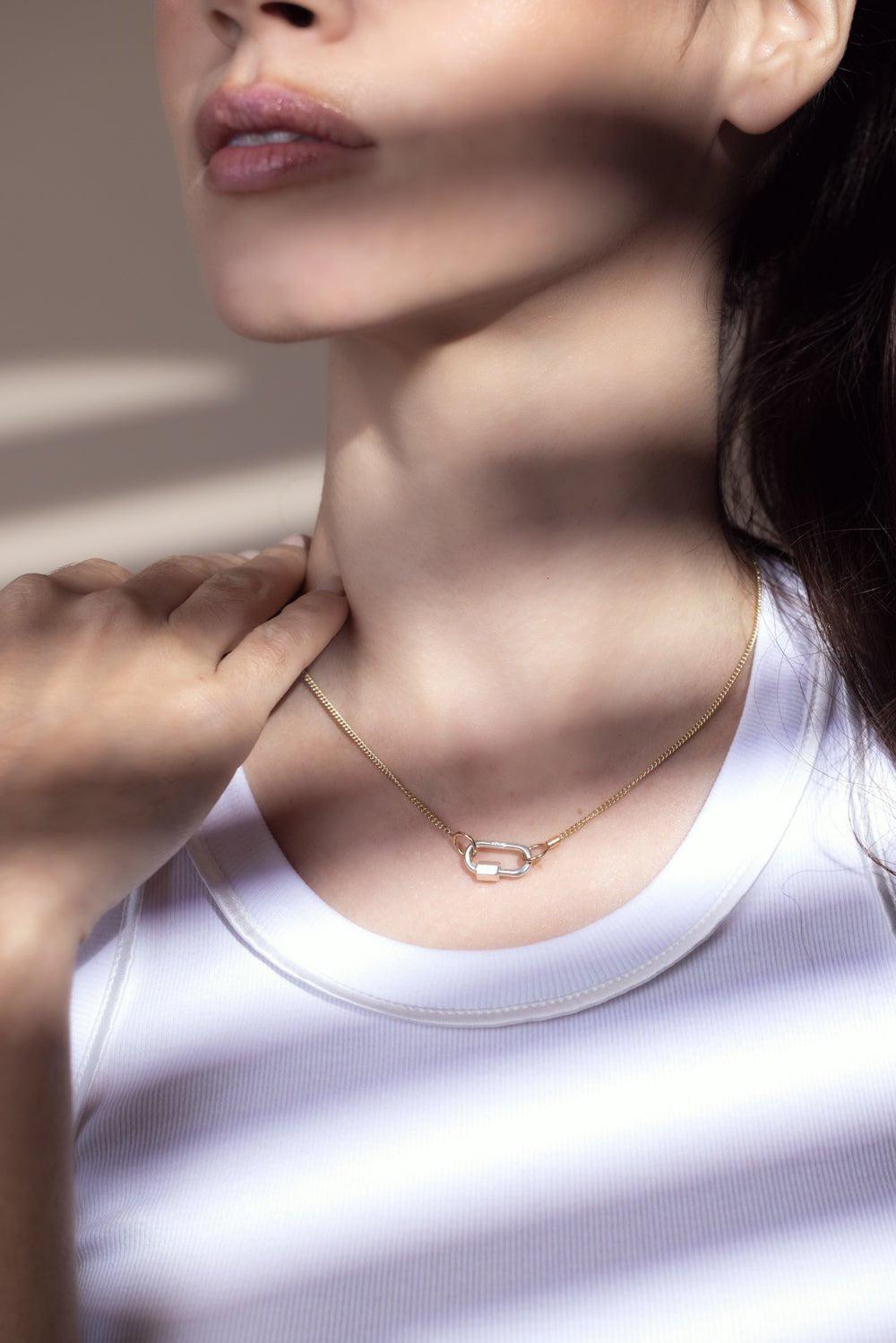MARLA AARON-Fine Curb Chain - Yellow Gold-YELLOW GOLD