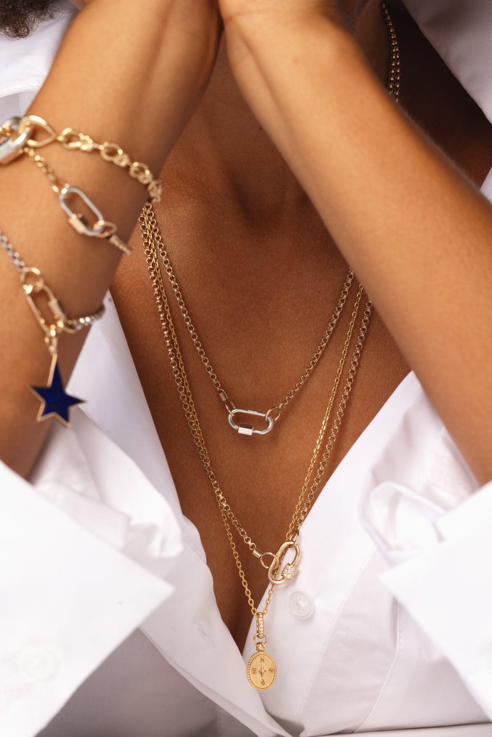 MARLA AARON-Rolo Chain - 18in-YELLOW GOLD