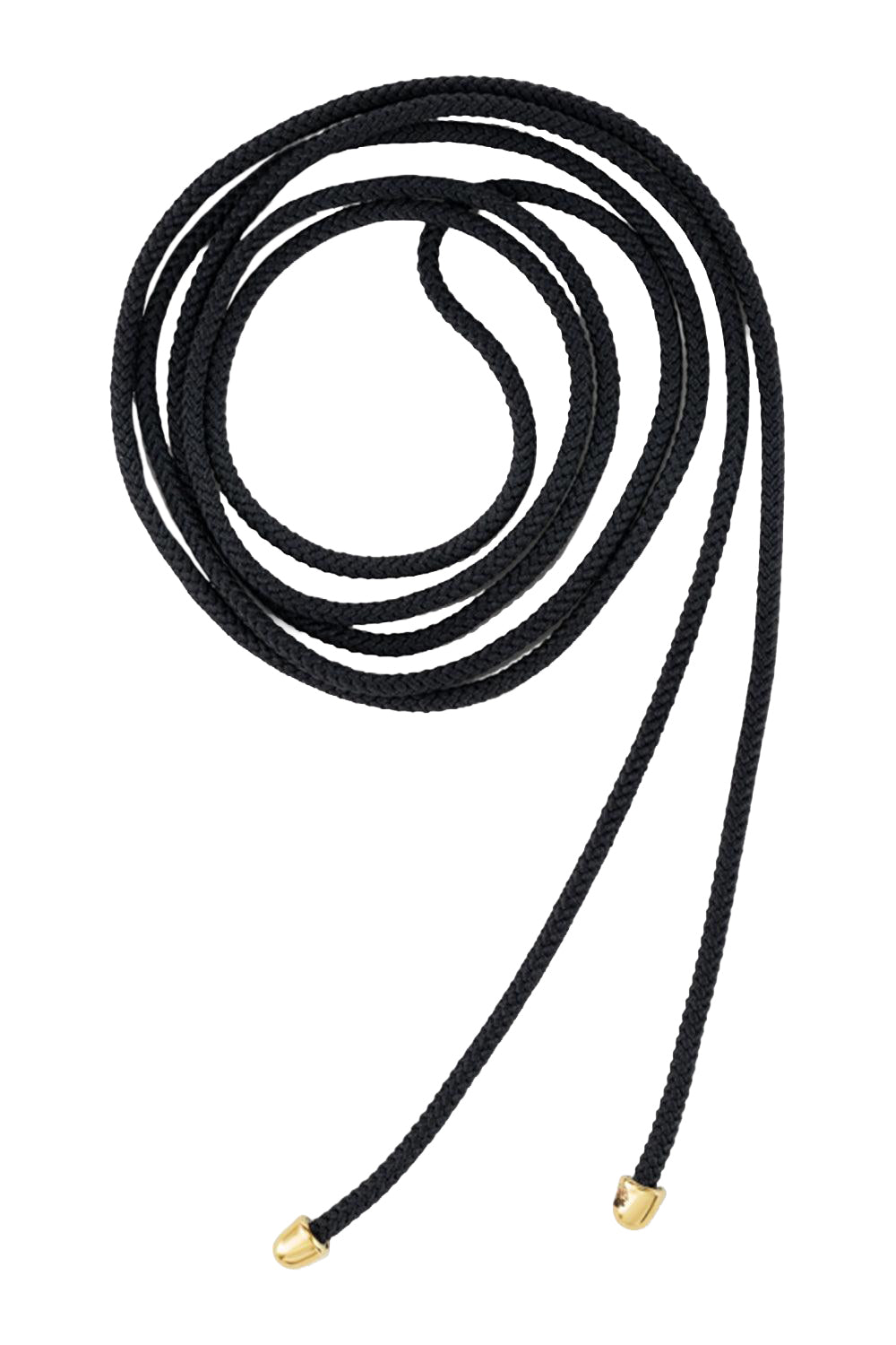 Black Knot The String Project Necklace-YELLOW GOLD-48-JEWELRYFINE JEWELNECKLACE O-MARLA AARON