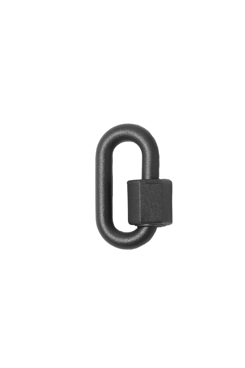 Rubber Chubby Medium Lock - Black-BLACK-JEWELRYFINE JEWELPENDANT-MARLA AARON
