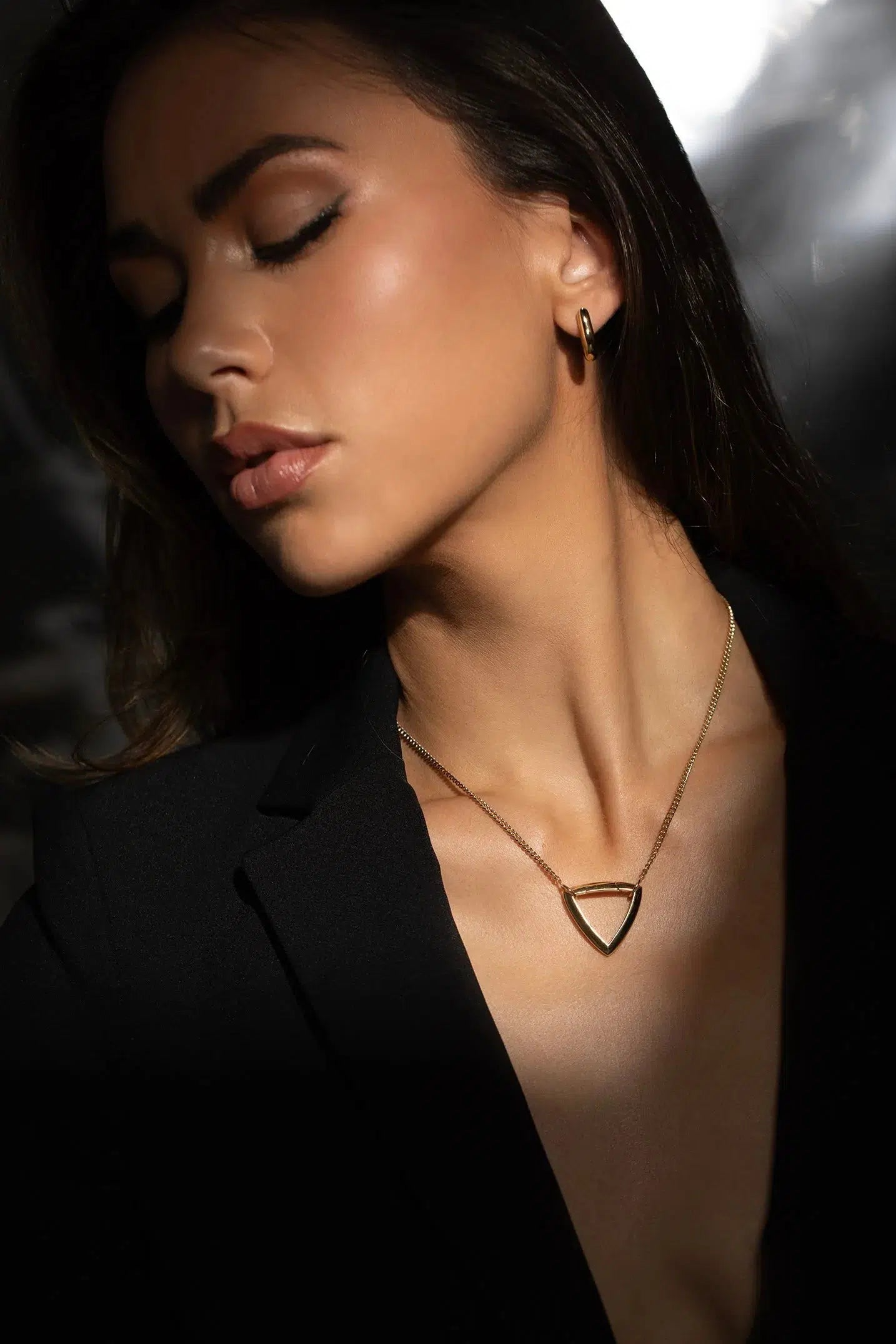 MARLA AARON-Triangle Lock Pendant-