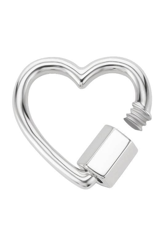 Heartlock - Silver-SILVER-JEWELRYFINE JEWELPENDANT-MARLA AARON