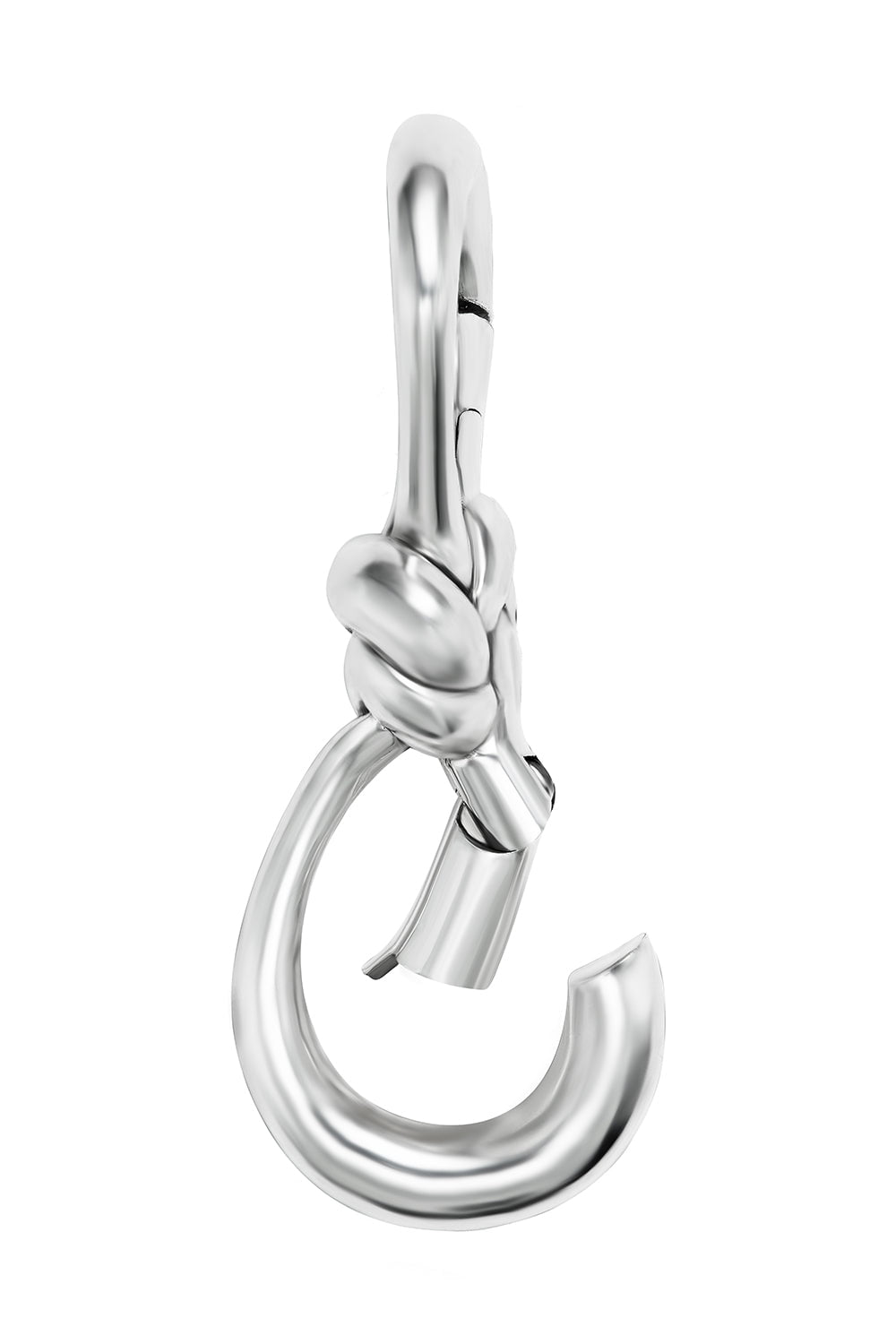 MARLA AARON-True Lover's Knot Lock-SILVER