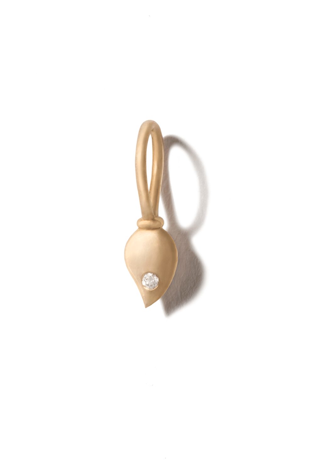 MARLA AARON-Itty Bitty Drop Charm-YELLOW GOLD