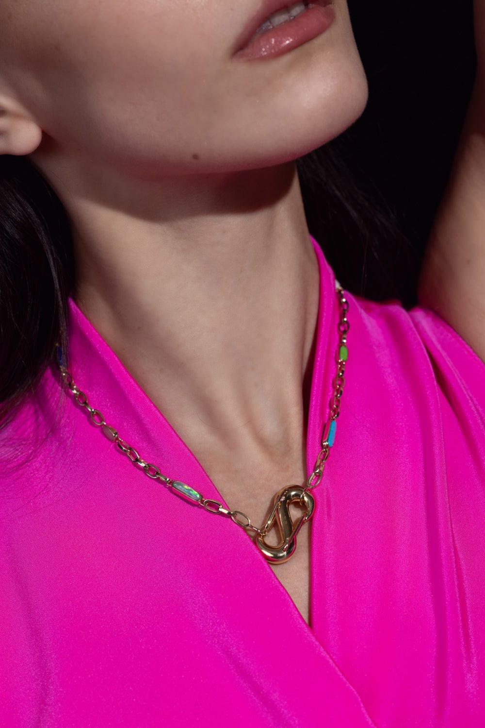 MARLA AARON-Pushmipullyu Lock-YELLOW GOLD
