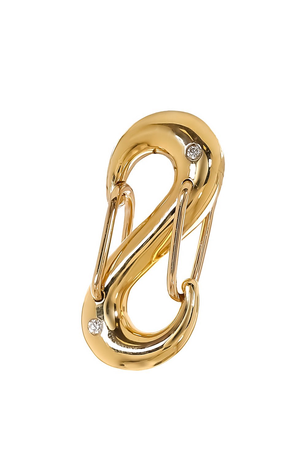 MARLA AARON-Pushmipullyu Lock-YELLOW GOLD