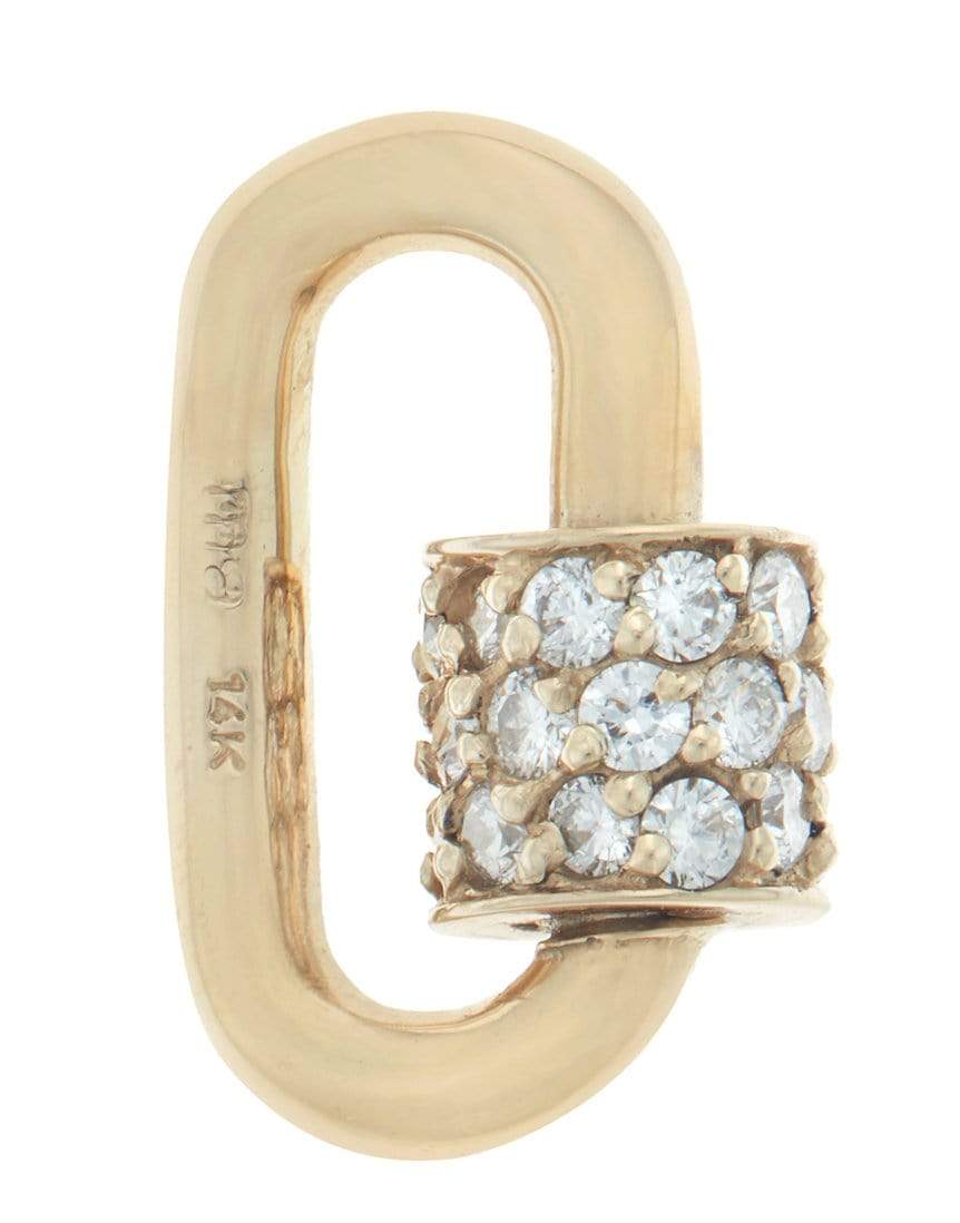 MARLA AARON-Stoned Chubby Babylock with Diamonds-YELLOW GOLD