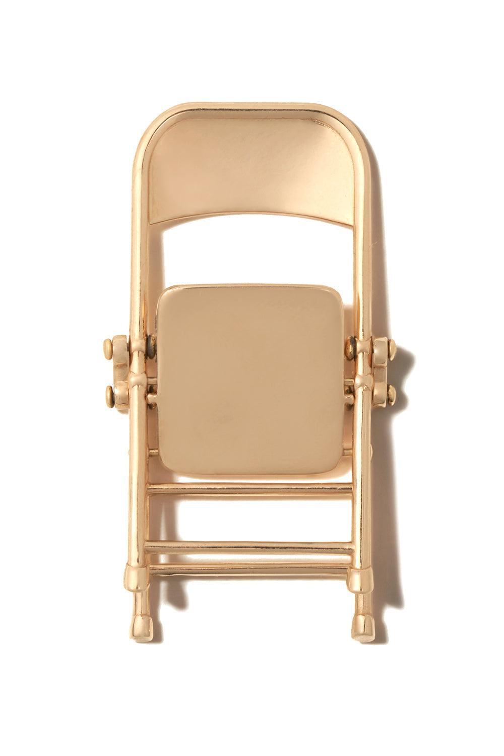 The Folding Chair Pendant-YELLOW GOLD-JEWELRYFINE JEWELPENDANT-MARLA AARON