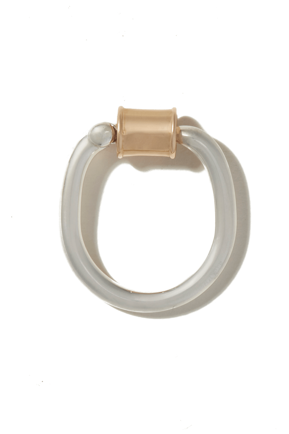 MARLA AARON-Trundle Lock Ring-YELLOW GOLD