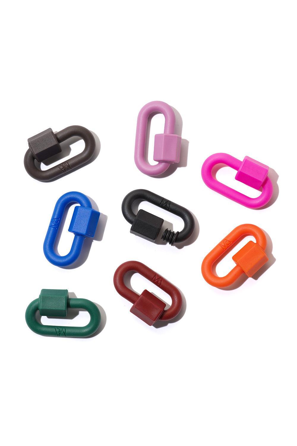 Rubber Chubby Medium Lock - Cobalt-COBALT-JEWELRYFINE JEWELPENDANT-MARLA AARON