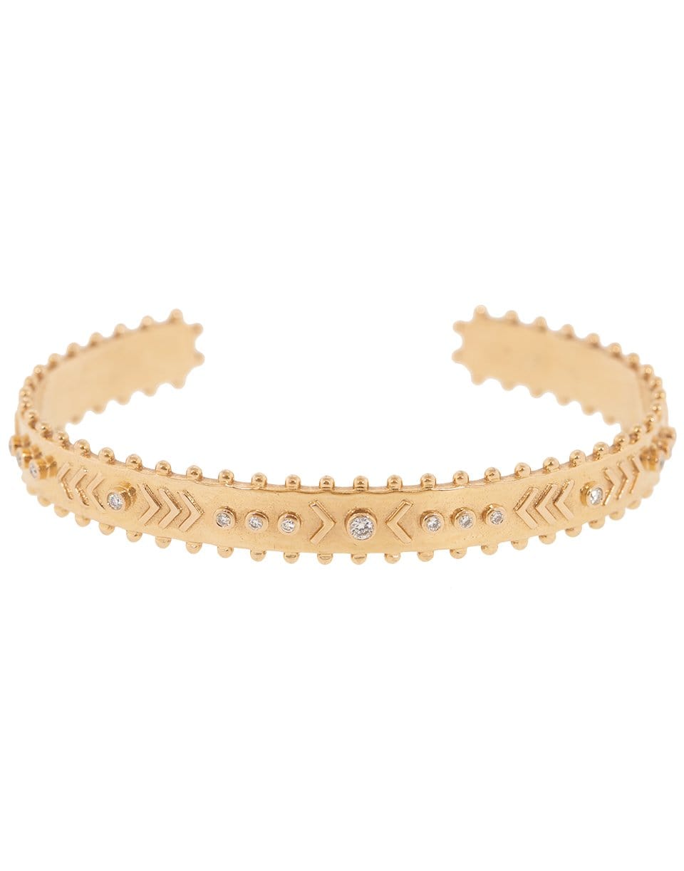 MARLO LAZ-Arrow Rawa Cuff Bracelet-ROSE GOLD