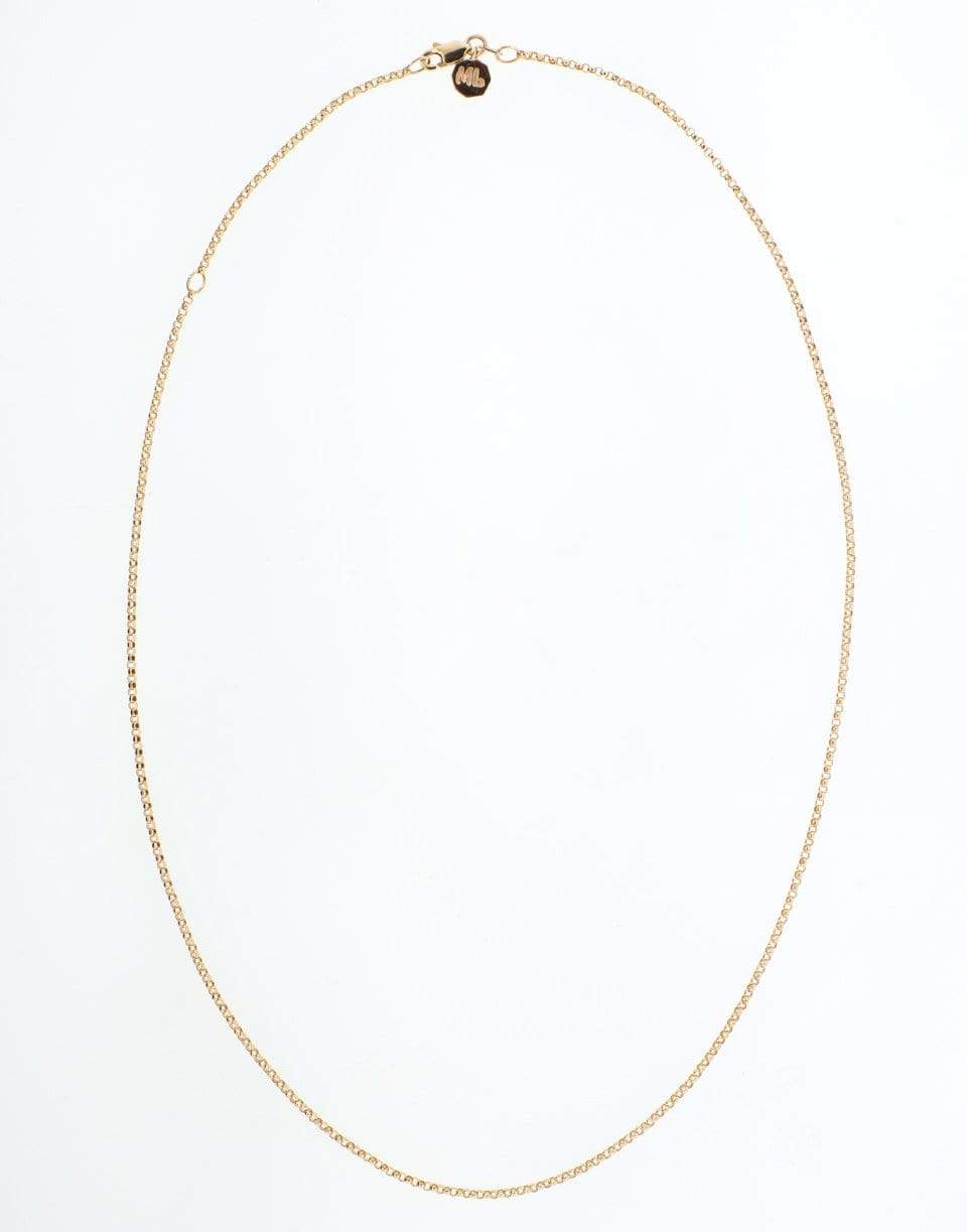 MARLO LAZ-18 Inch 1.8 Rolo Chain - Rose Gold-ROSE GOLD