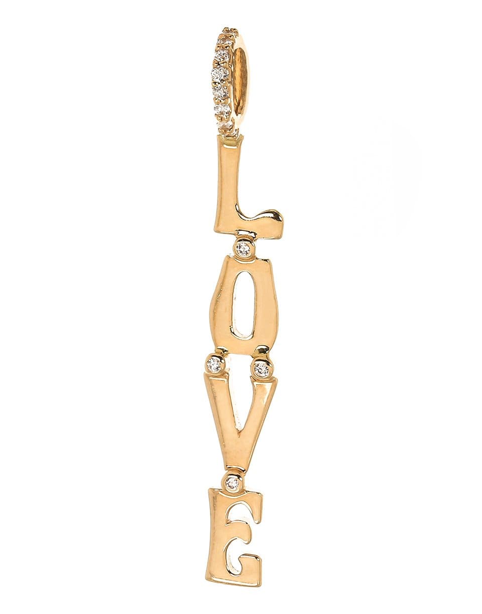 MARLO LAZ-Small Love Charm Pendant-YELLOW GOLD