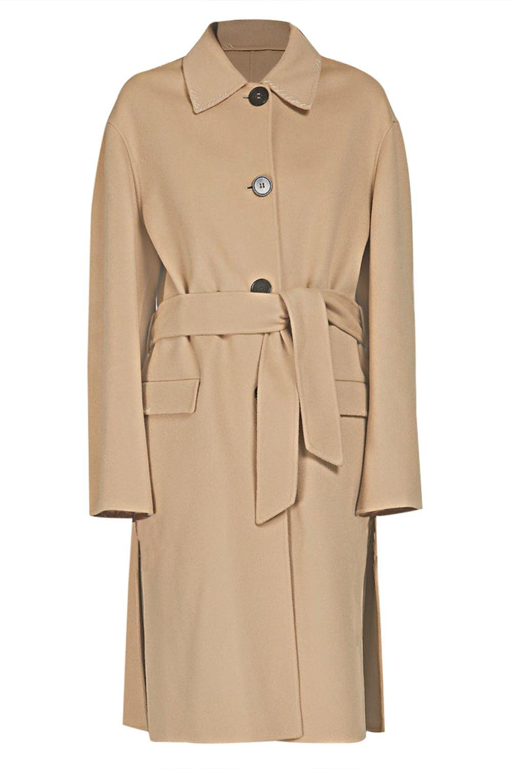 MARNI-Trench Coat-LT CAMEL