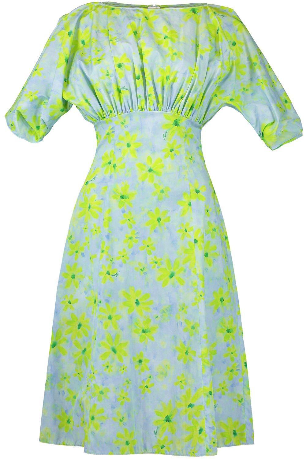 MARNI-Gathered Midi Dress-