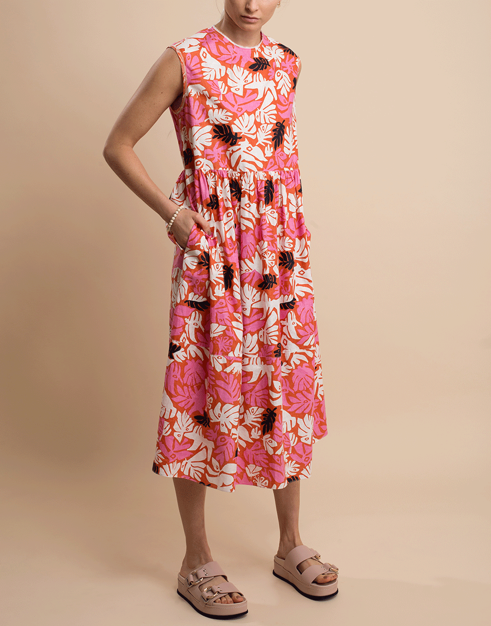 MARNI-Sleeveless Empire Waist Dress-