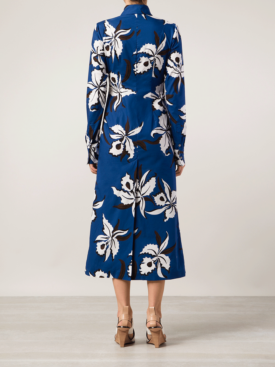 MARNI-Long Henley Shirt Dress-