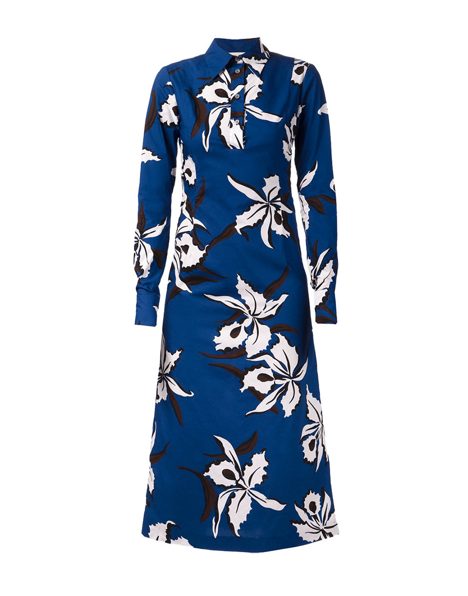 MARNI-Long Henley Shirt Dress-