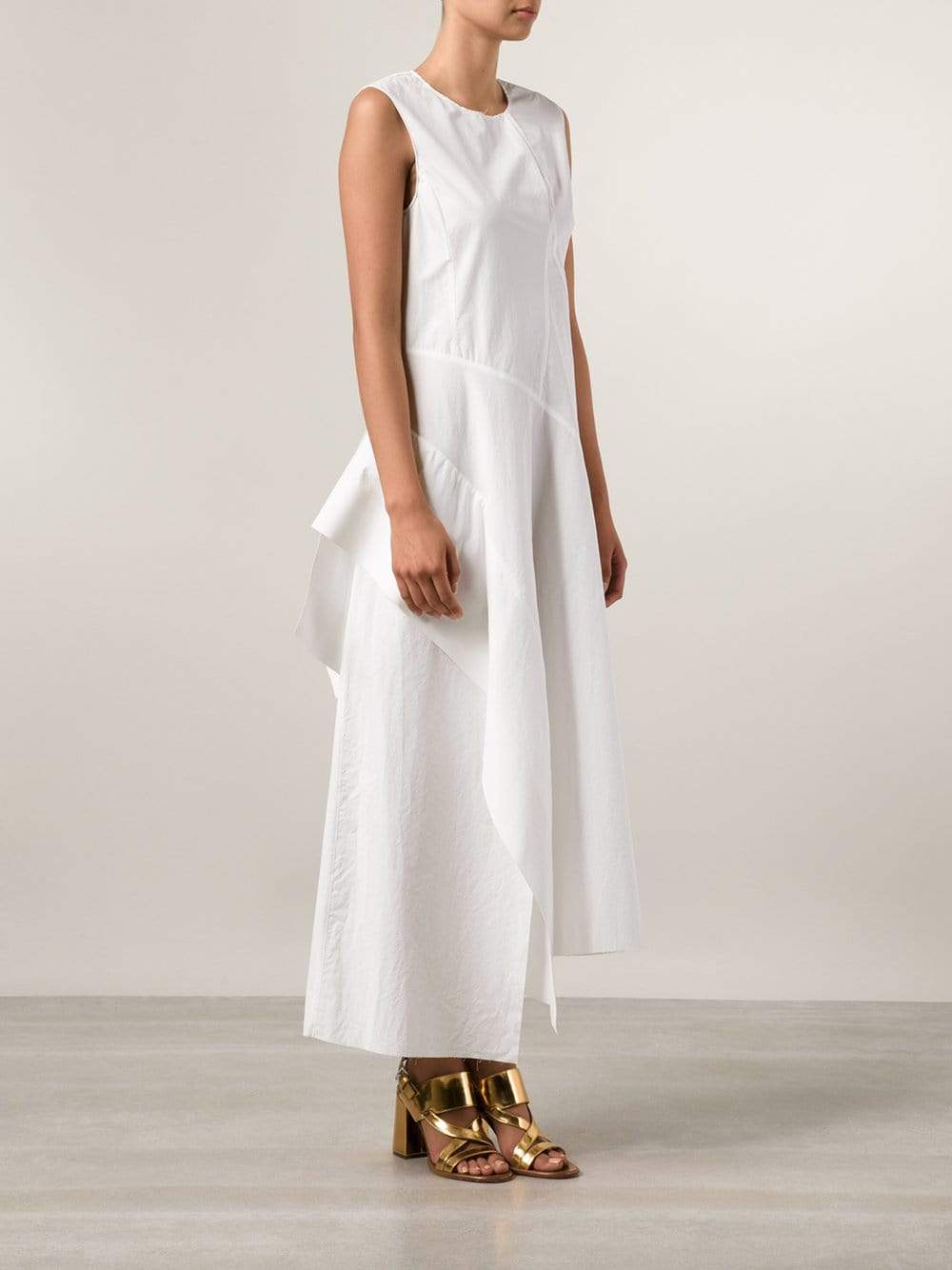 MARNI-Asymmetric Hem Dress-