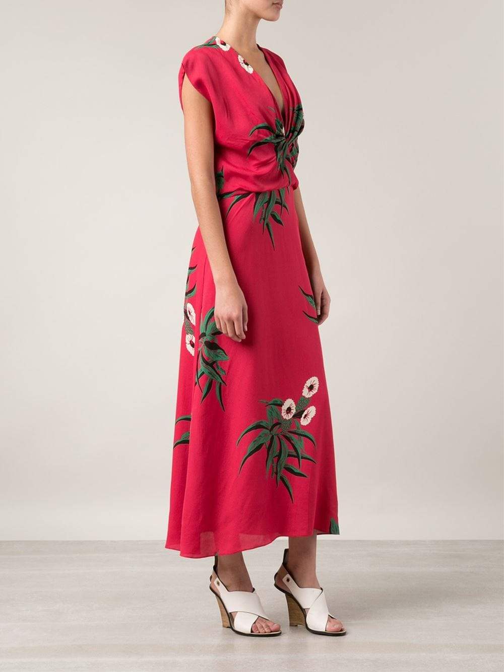 MARNI-Gathered Bodice Dress-