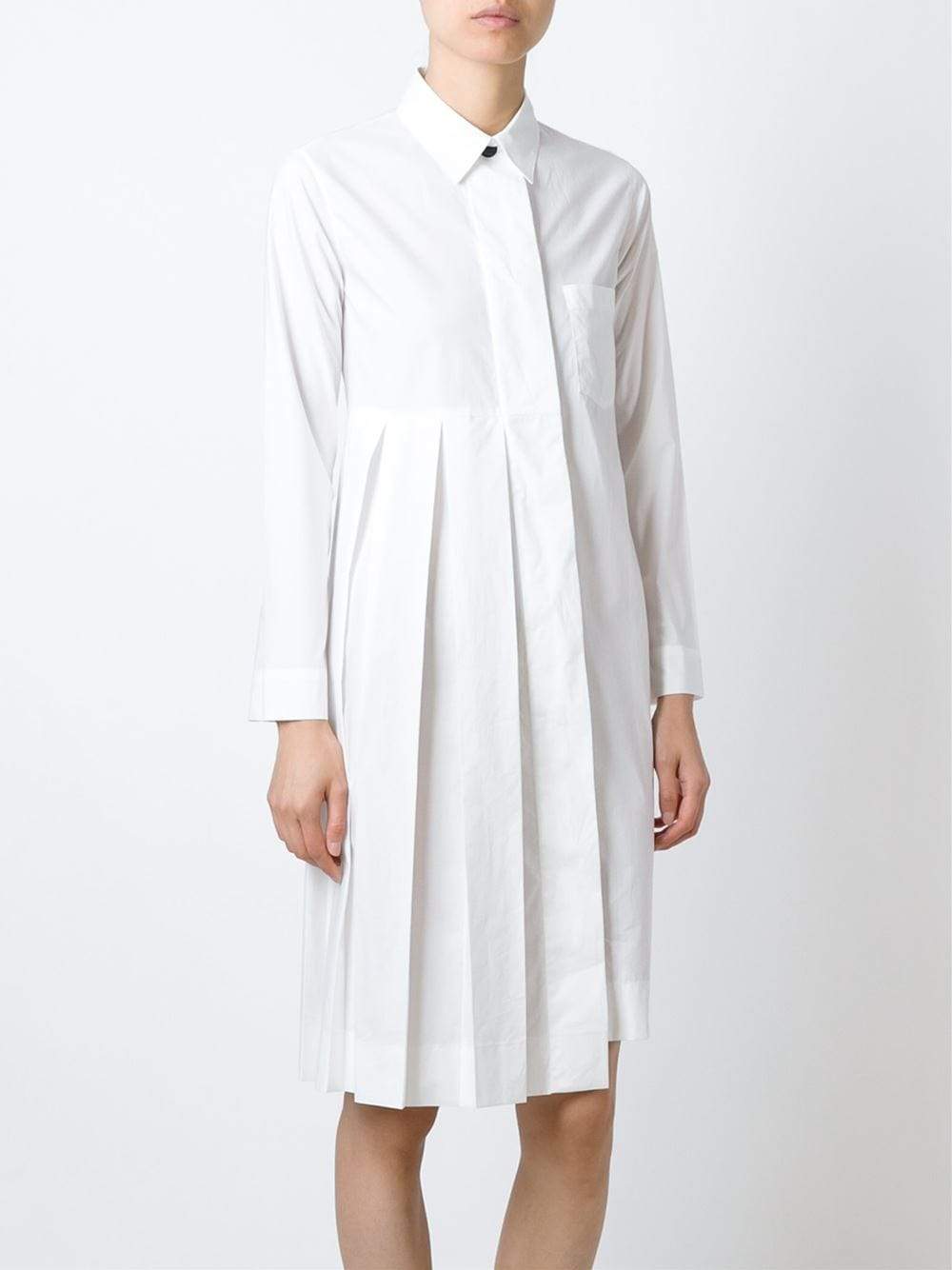 MARNI-Pleated Shirt Dress-