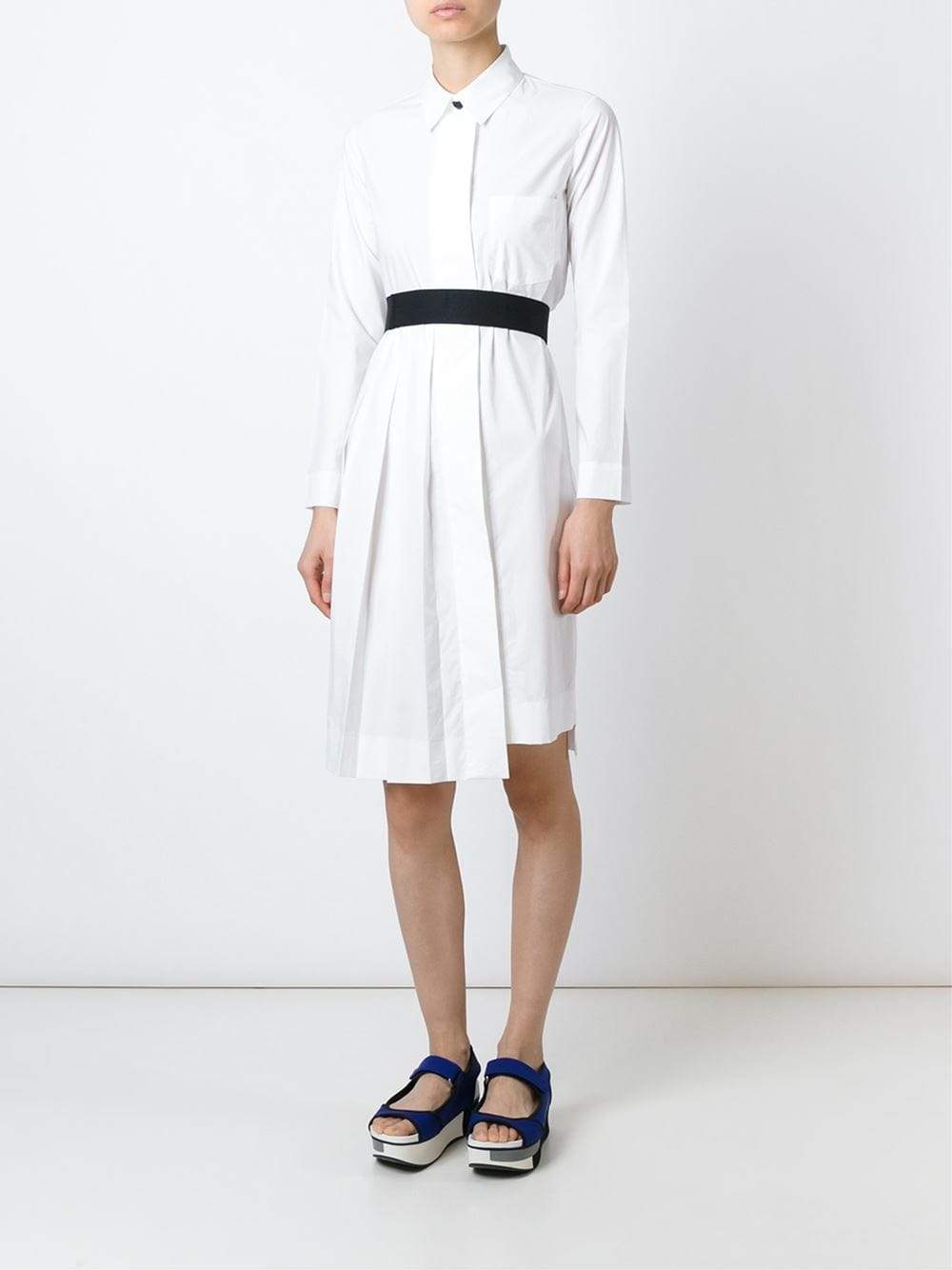MARNI-Pleated Shirt Dress-