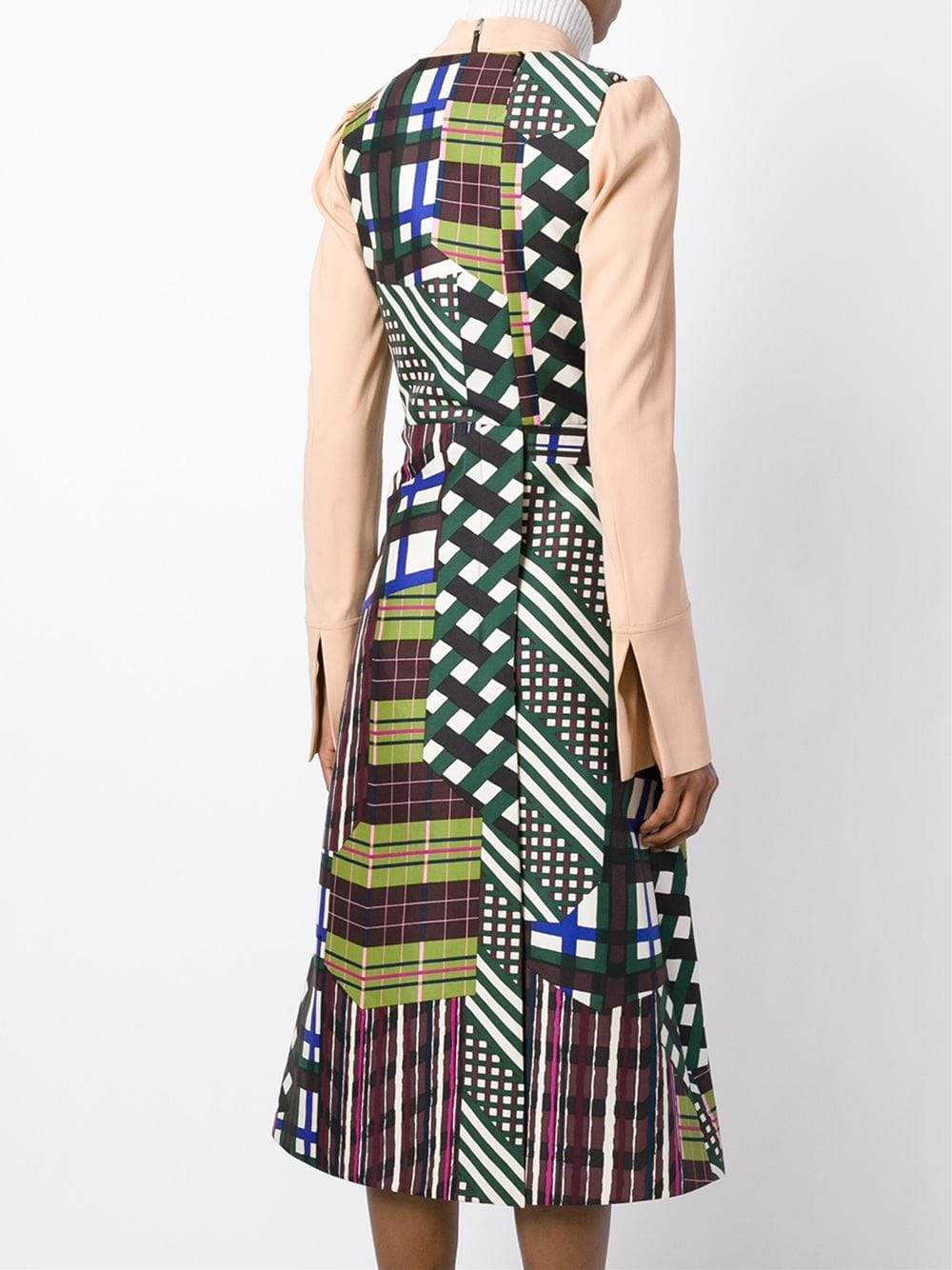 MARNI-Skyline Print Dress-STONE