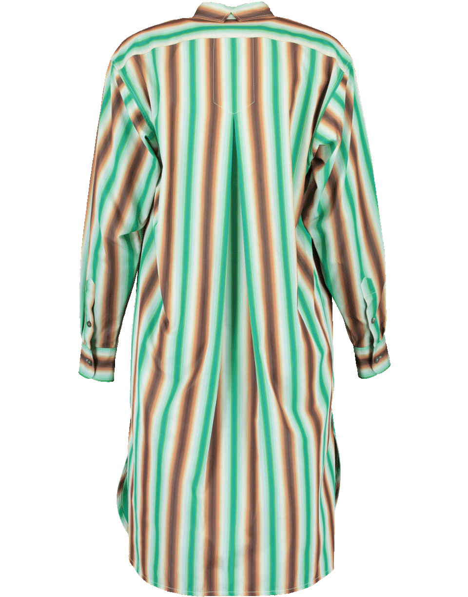 MARNI-Vertical Stripe Shirt Dress-