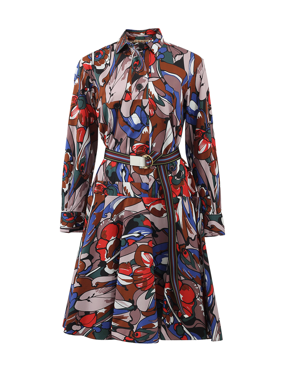 MARNI-Lectric Print Shirt Dress-