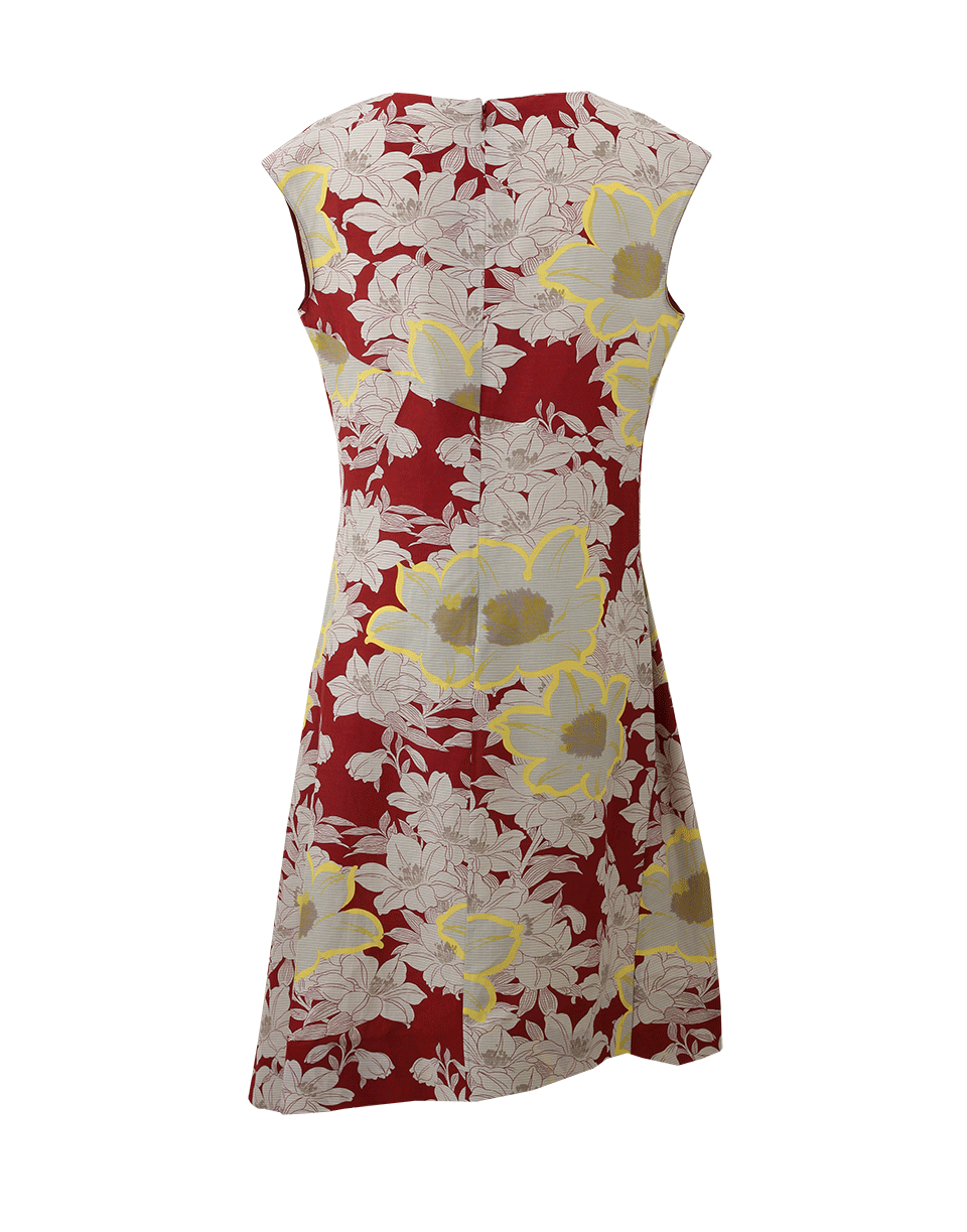 MARNI-Cap Sleeve Print Dress-
