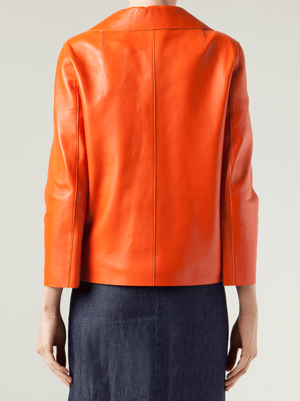 MARNI-Flap Pocket Leather Jacket-